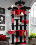 Globlazer Gothic Cat Tree Tower for Multiple Adult Cats, 82in, F82, Goth