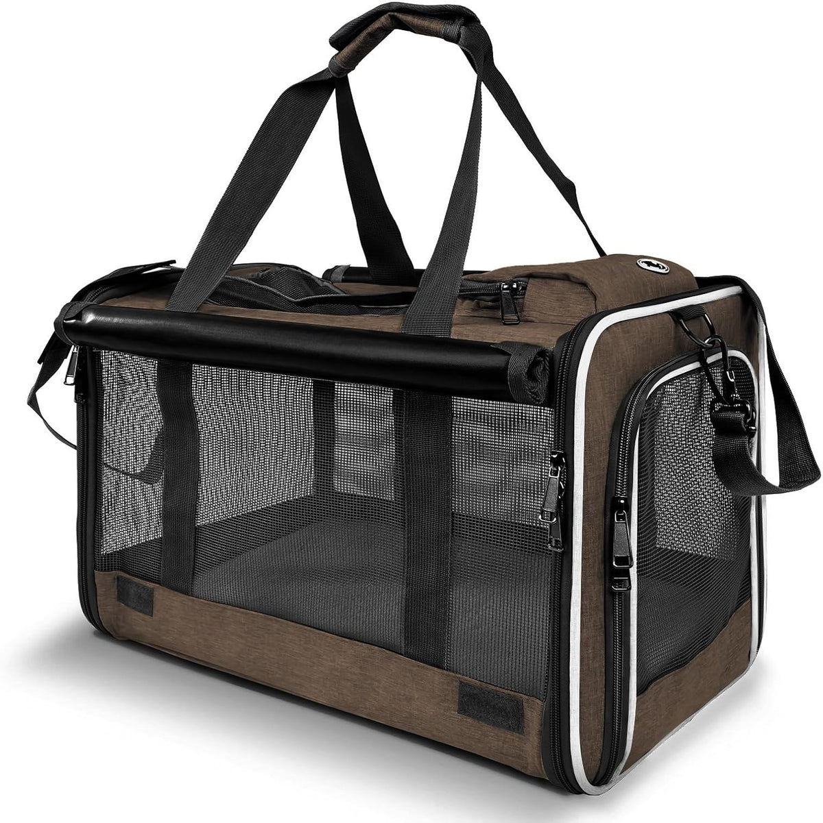 GAPZER Pet Carrier for Large Cat Soft-Sided Animal Traveling Bag up to 20lb