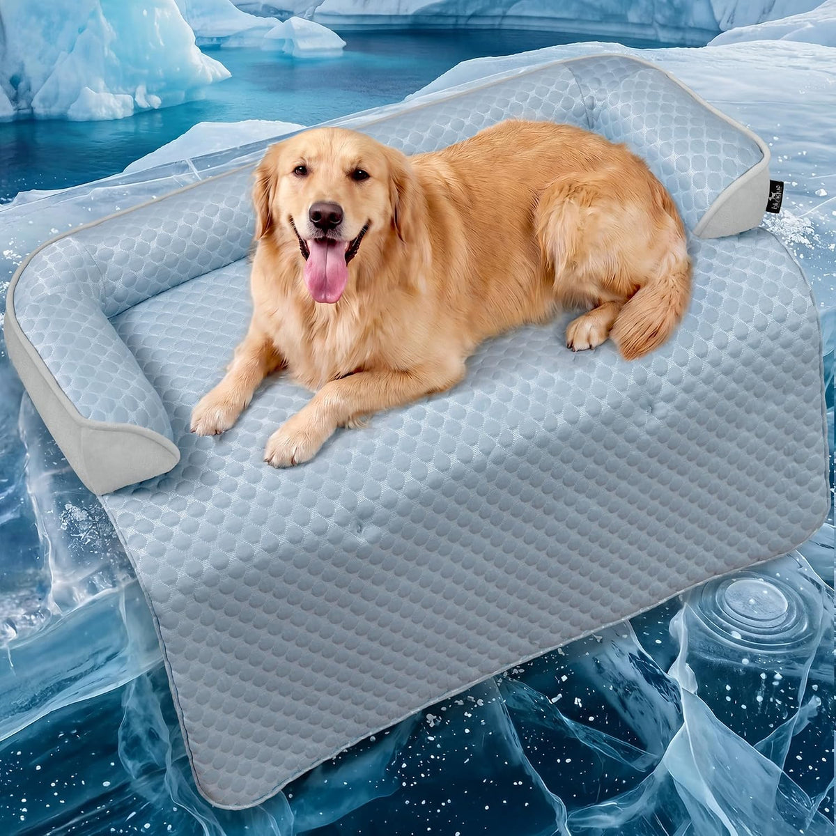 XLarge Dog Cooling Bed for Sofa, 45x37 Inch Pets Couch Cover Mat
