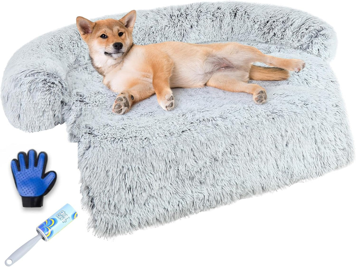 Luxurious Dog Couch Bed Protector for Dog Pet Couch Cover Dog Sofa Beds(XL)