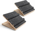 2 Pack Adjustable Wooden Dog Ramp for Stairs, Small & Senior Dogs