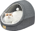 Cute Cat Beds for Indoor Cats, Cat Cave Bed for Kittens,Large Cat Cave