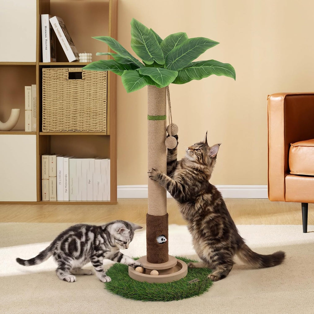 Woochpet Tall Cat Scratching Post,Cat Toys,Cat Scratcher Tree for Large Cat