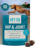 VetIQ Glucosamine Hip & Joint Chews for Dogs, MSM & Krill, 60 count