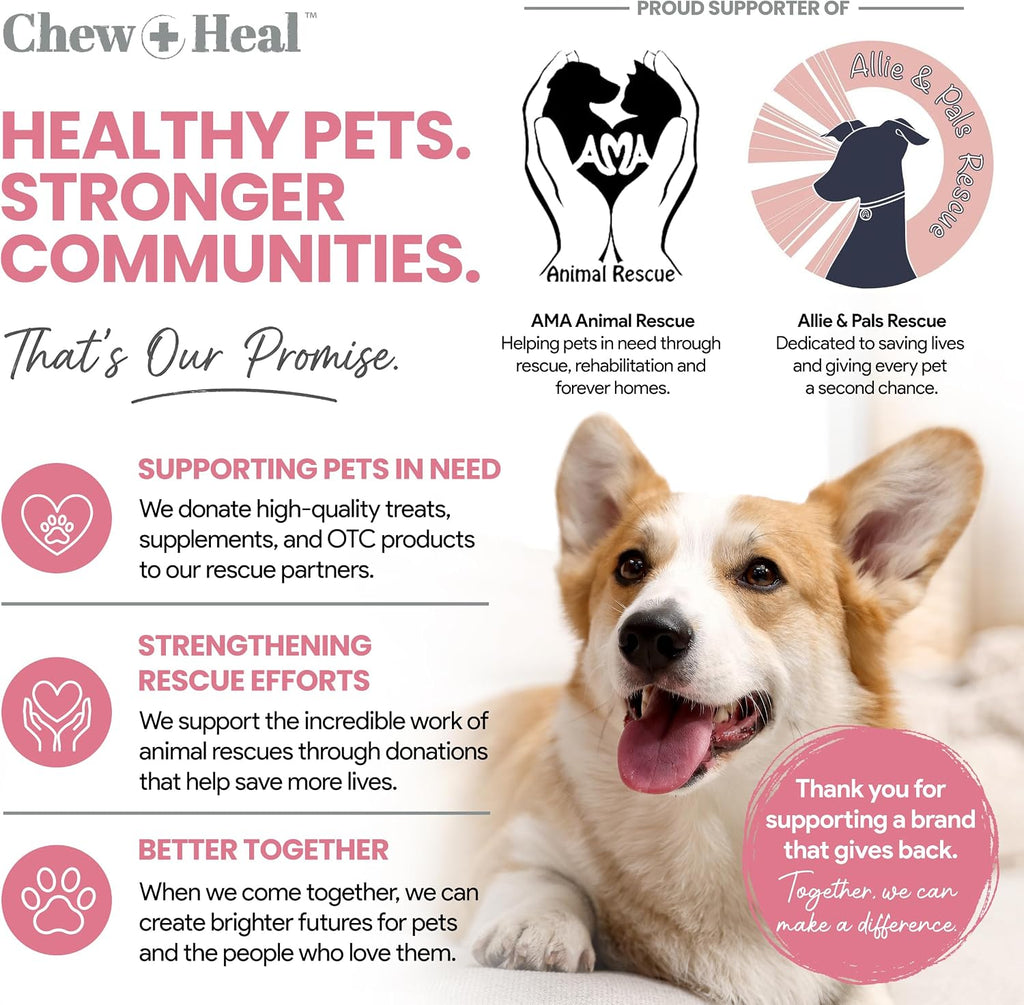 Dog Allergy Chews - 180 Soft Chews for Itchy Skin Relief
