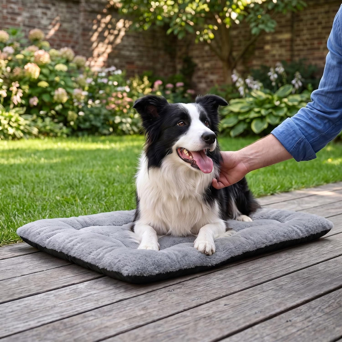 Dog Bed 36" for Metal Crate Pad,Washable Sleeping Mat for Medium/Large Pets