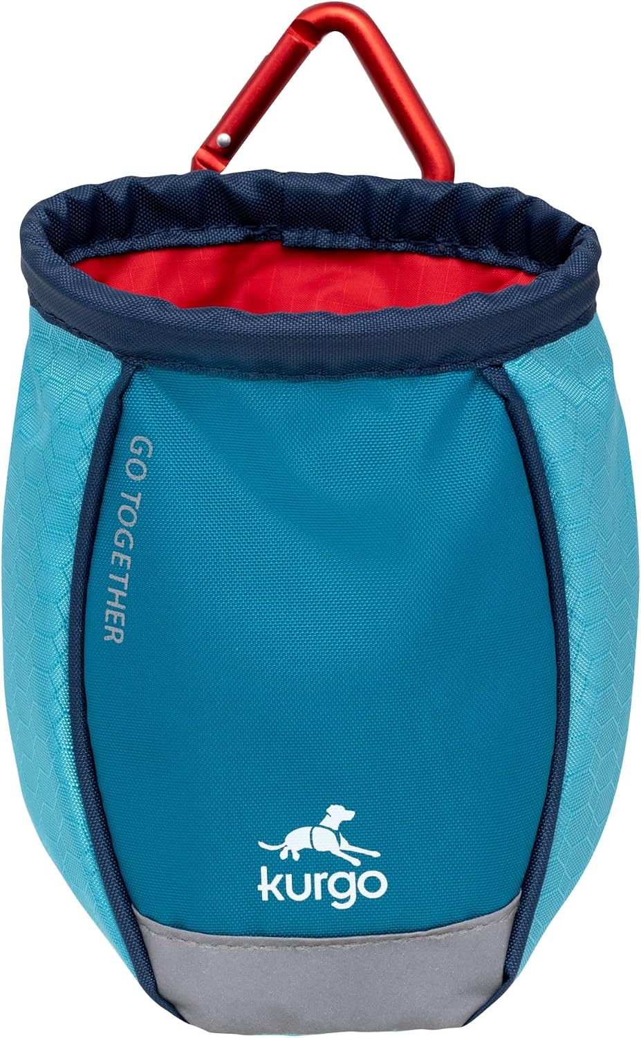 Kurgo Go Stuff It Dog Treat Bag, Coastal Blue