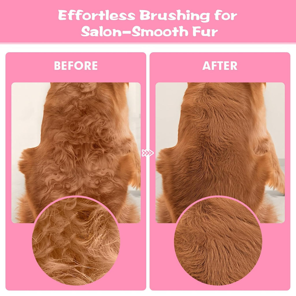 Kerros Flea Combs for Dogs and Cats, Stainless Steel Pet Grooming, 6 Pack