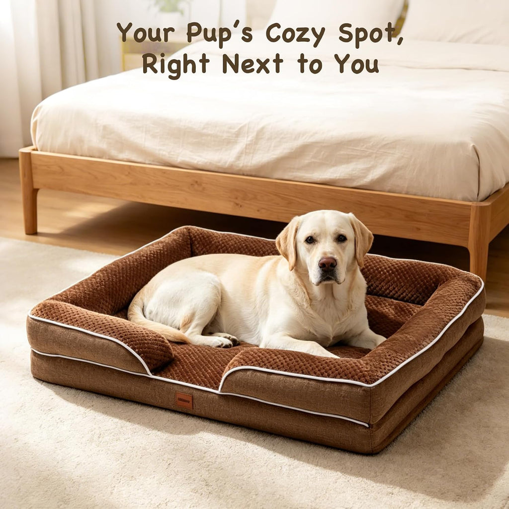 Orthopedic XLPlus Dog Bed Extra Large with Removable Washable Cover