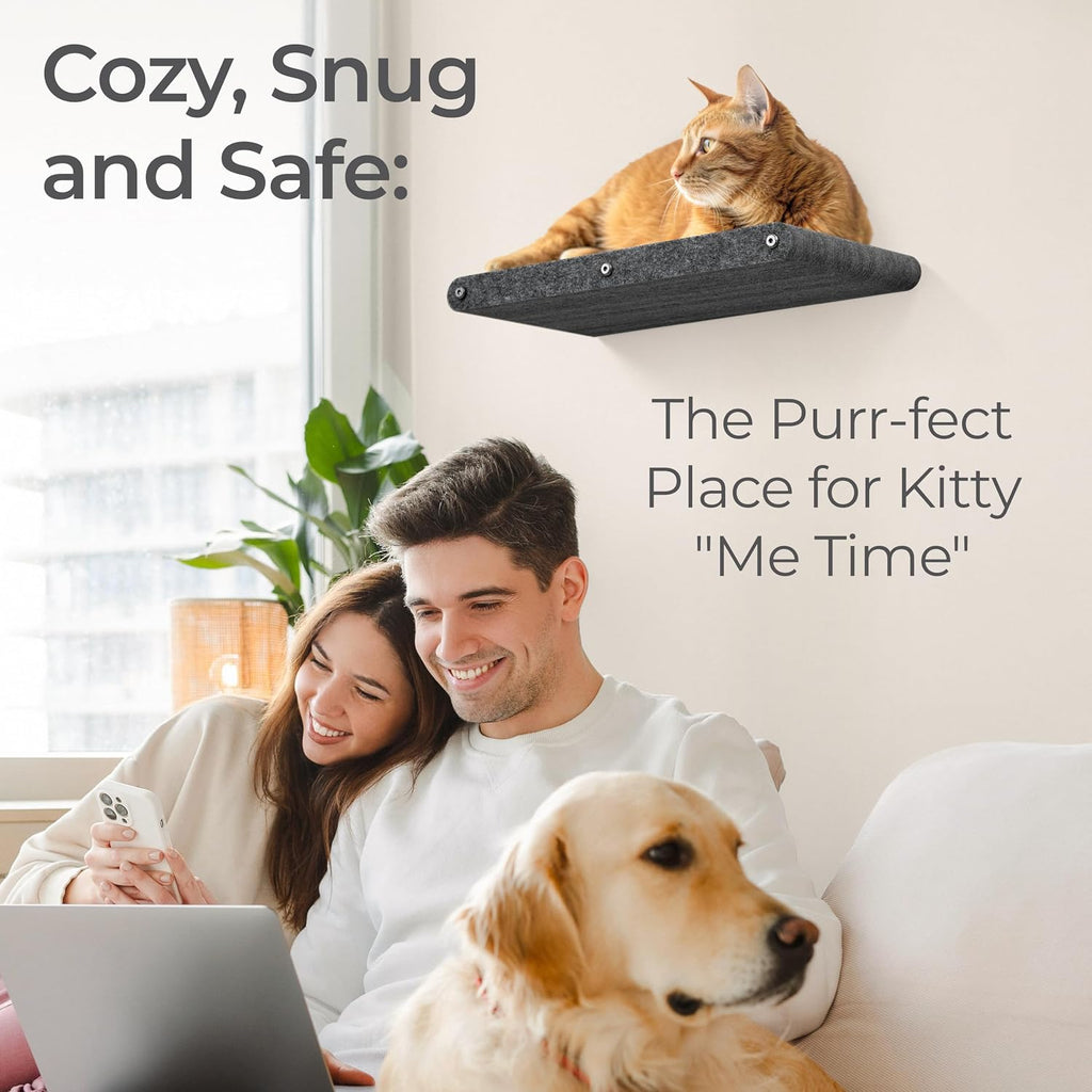 Cat Wall Shelf (Long) - Indoor & Outdoor by Pryde Pets