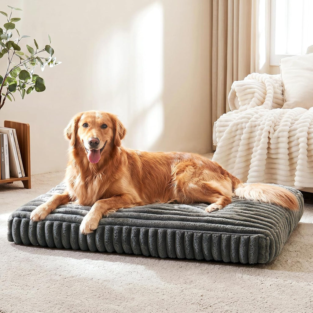 FURTIME Orthopedic Dog Beds Large Sized Dog, Washable Pet Dog Bed for Crate