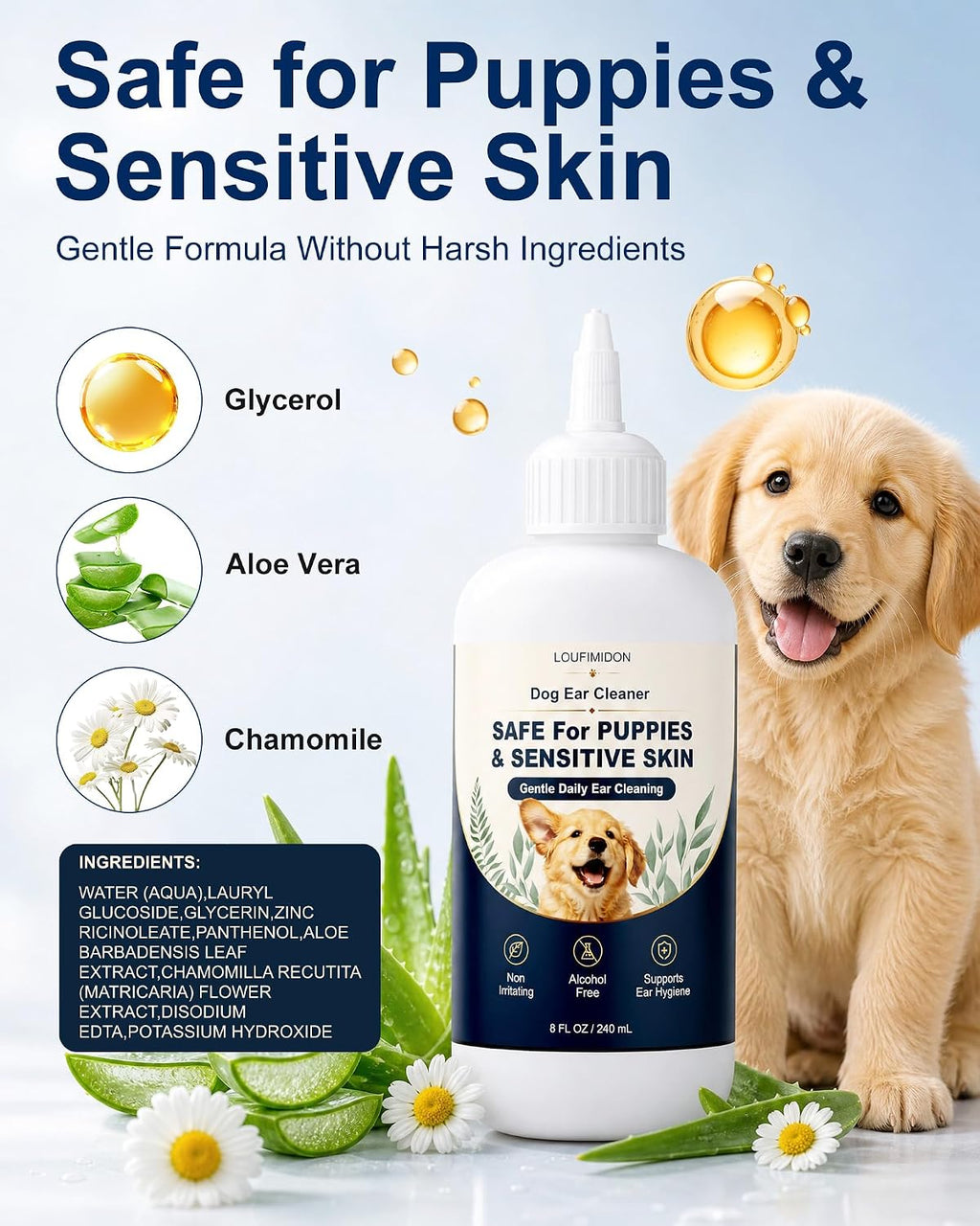 2 x 8 Fl Oz Dog Ear Cleaner Wax Removal