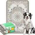 FXW Washable Pee Pads for Dogs, Super Absorbent, 27" x 41", 2 Packs | Machine washable, Non-slip backing