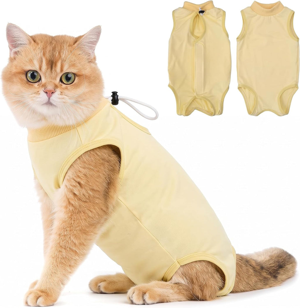 Avont Cat Recovery Suit - Kitten Onesie for Cats After Surgery