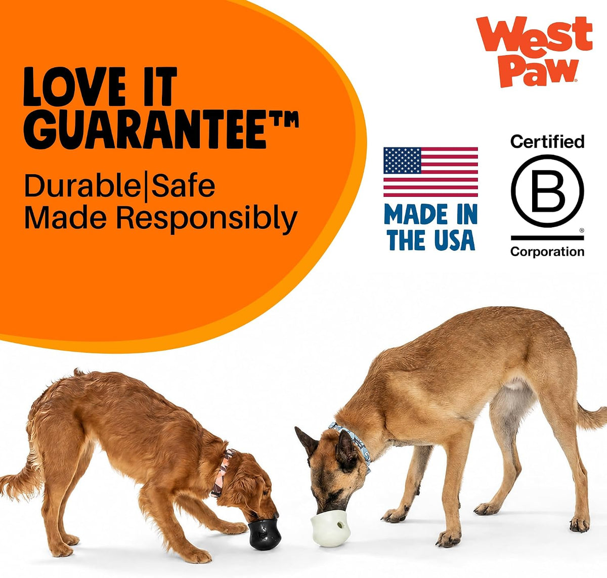 WEST PAW Toppl Large 4" Black