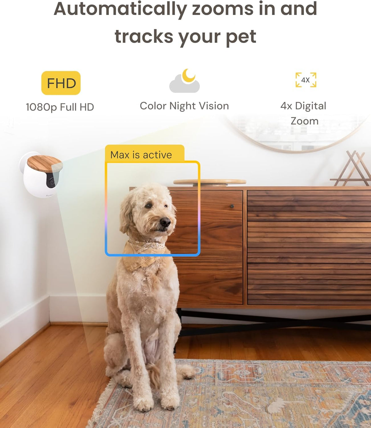 Furbo Mini Camera [Core Features, No Ongoing Cost]