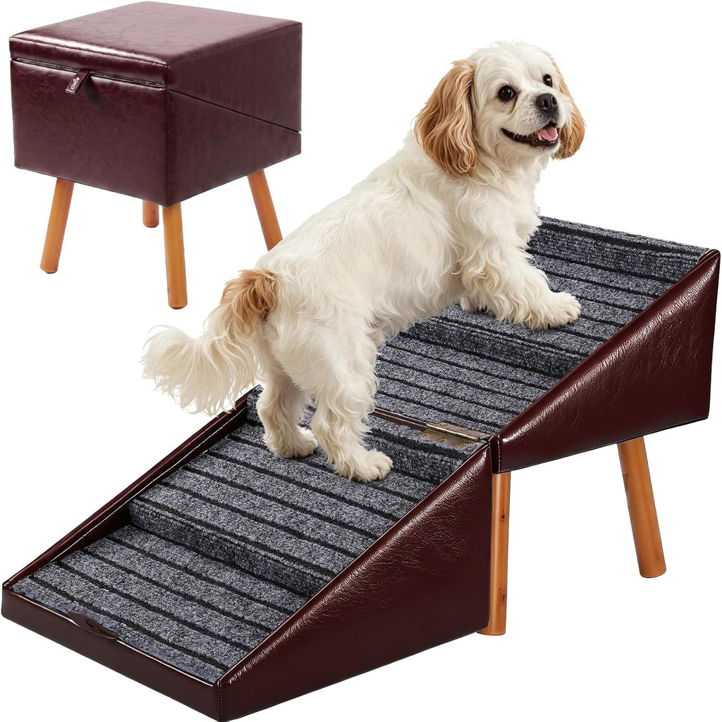 Dog Stairs for Small Dogs Foldable Dog Ramp for Couch
