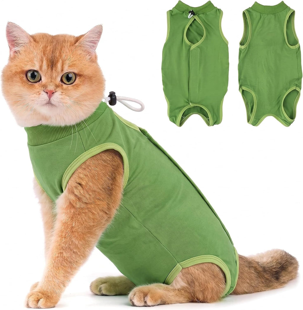 Avont Cat Recovery Suit - Kitten Onesie for Cats After Surgery