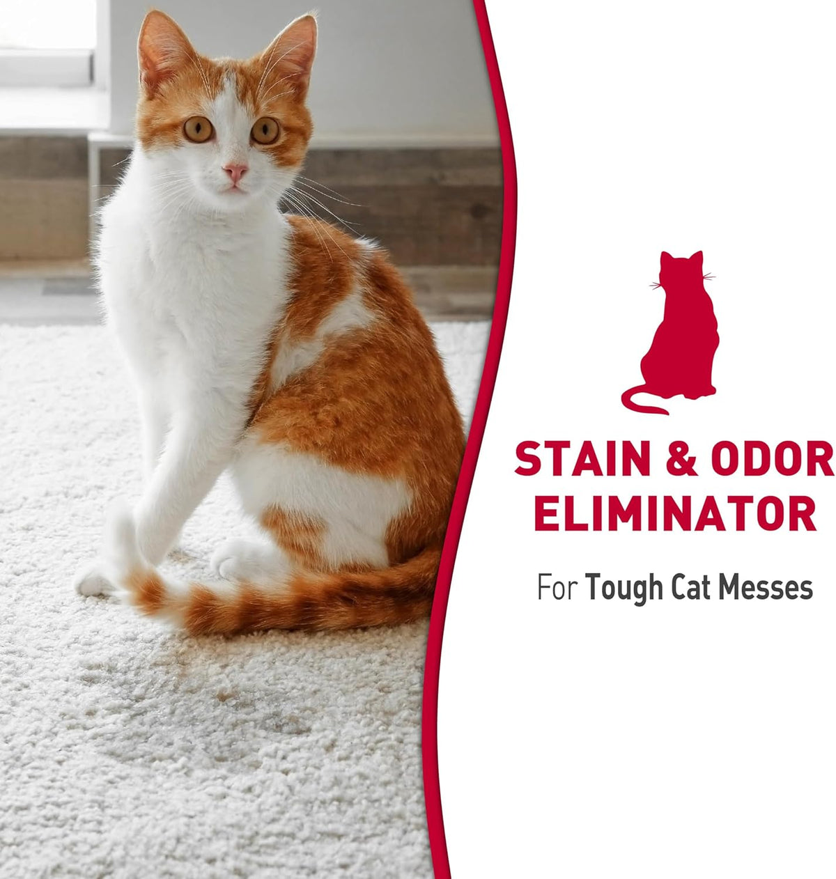 Nature's Miracle Advanced Cat Stain & Odor Eliminator Foam, 17.5 oz