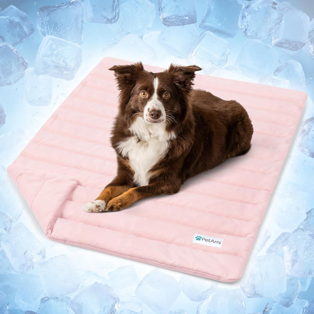 PetAmi Dog Cooling Mat Blanket Pet Pad for Small Medium Cat, Medium 29x40