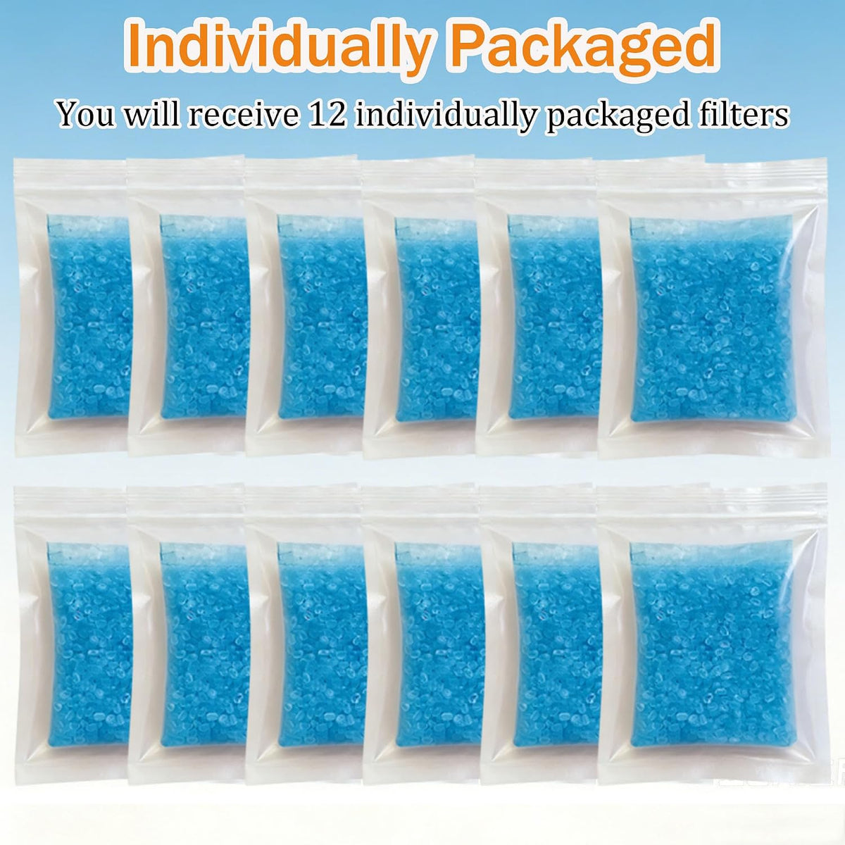 12 Packs Cat Litter Deodorizer Refills Compatible with Whisker OdorTrap Pod