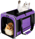 GAPZER Large Cat Carrier Soft, Collapsible Travel Pet Carry Bag, Small Dogs