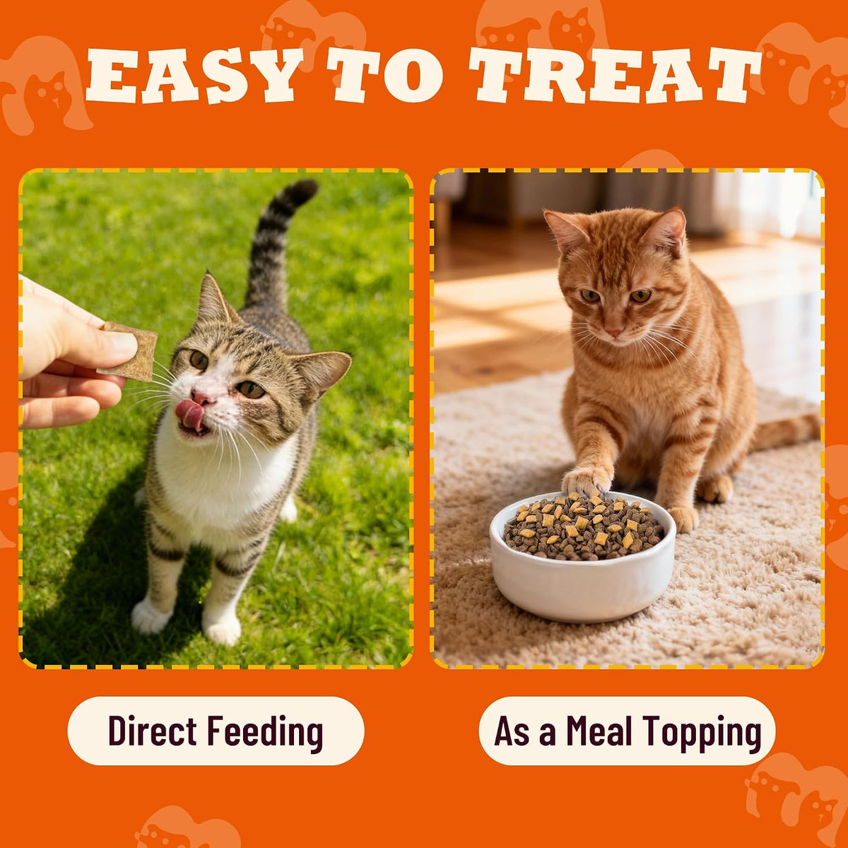 13.05oz Cat Grass Treats for Indoor Cats with Taurine for Cats