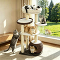 KAMABOKO Modern Cat Tree Tower, 54" Tall for Indoor Cats
