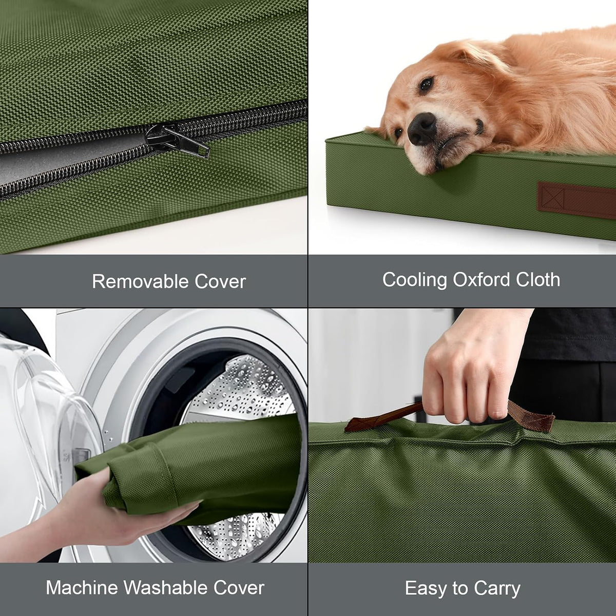Orthopedic Waterproof Dog Bed for Small Dogs and Cats