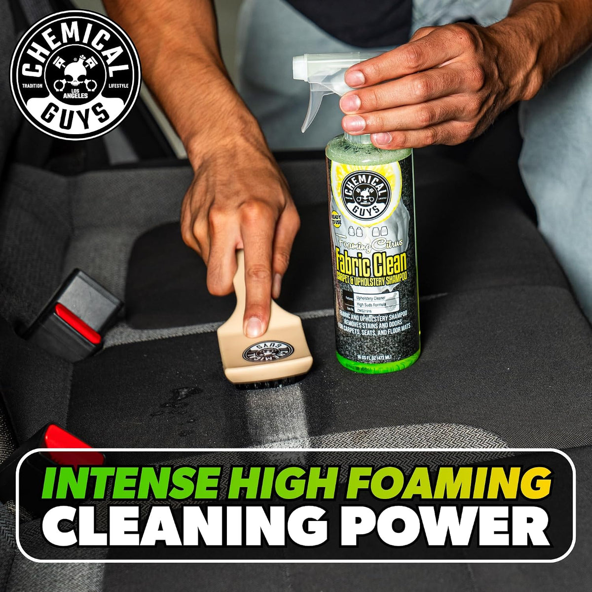 Chemical Guys, Citrus Fabric & Carpet Cleaner, Ready-to-Use Spray, 16 oz