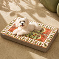 Exsnugy Orthopedic Washable Dog Bed Boho Crate Pet Pad for Small Dog 23in