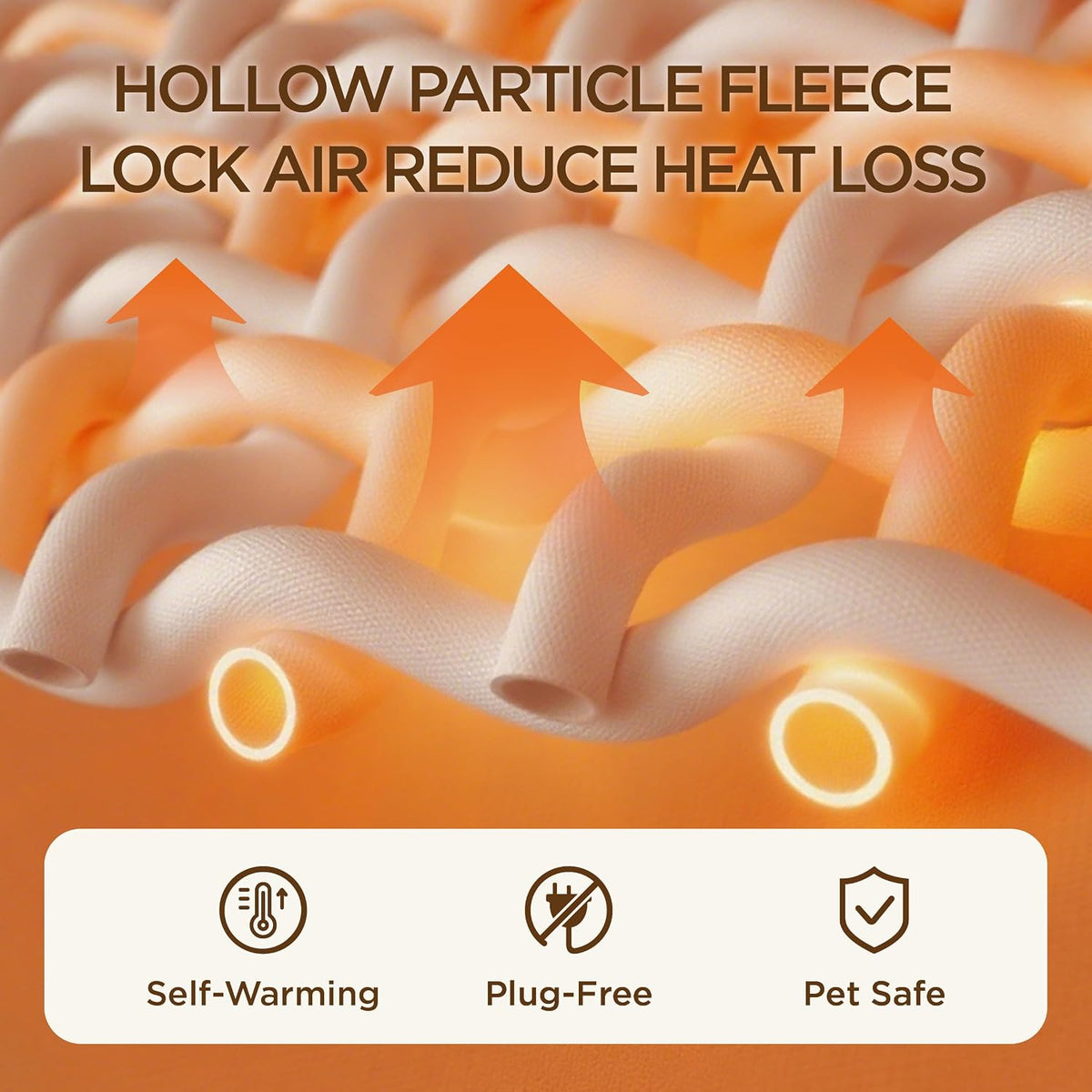 Bedsure Self Warming Orthopedic Dog Beds Large Sized Dog Washable Original