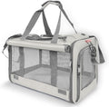 GAPZER Pet Carrier for Large Cat Soft-Sided Animal Traveling Bag up to 20lb