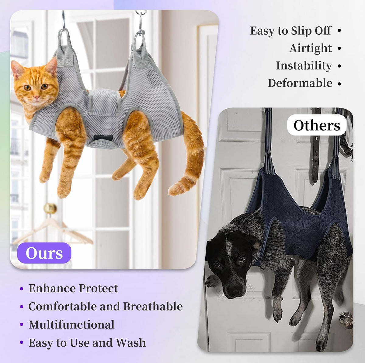 PatiencET Cat Grooming Hammock Kit