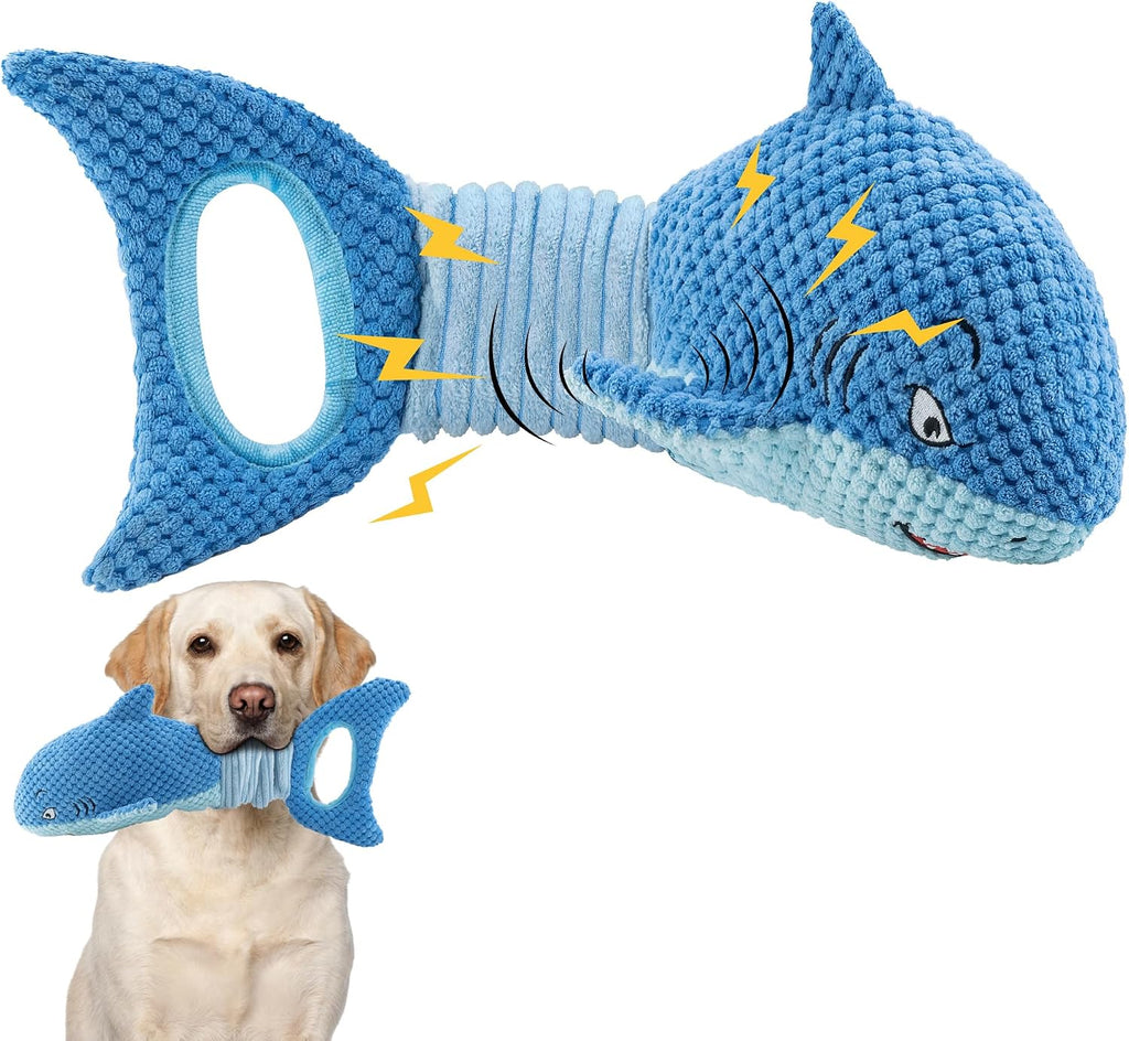 LEGEND SANDY Large Squeaky Dog Toys to Keep Them Busy, Interactive Plush Dog Toy,Crinkle Tug of War Dog Chew Toy for Small, Medium, and Large Dogs | Soft Plush Pet Toy，Puppy Chew Toy for Small Medium Large Breeds for Teething