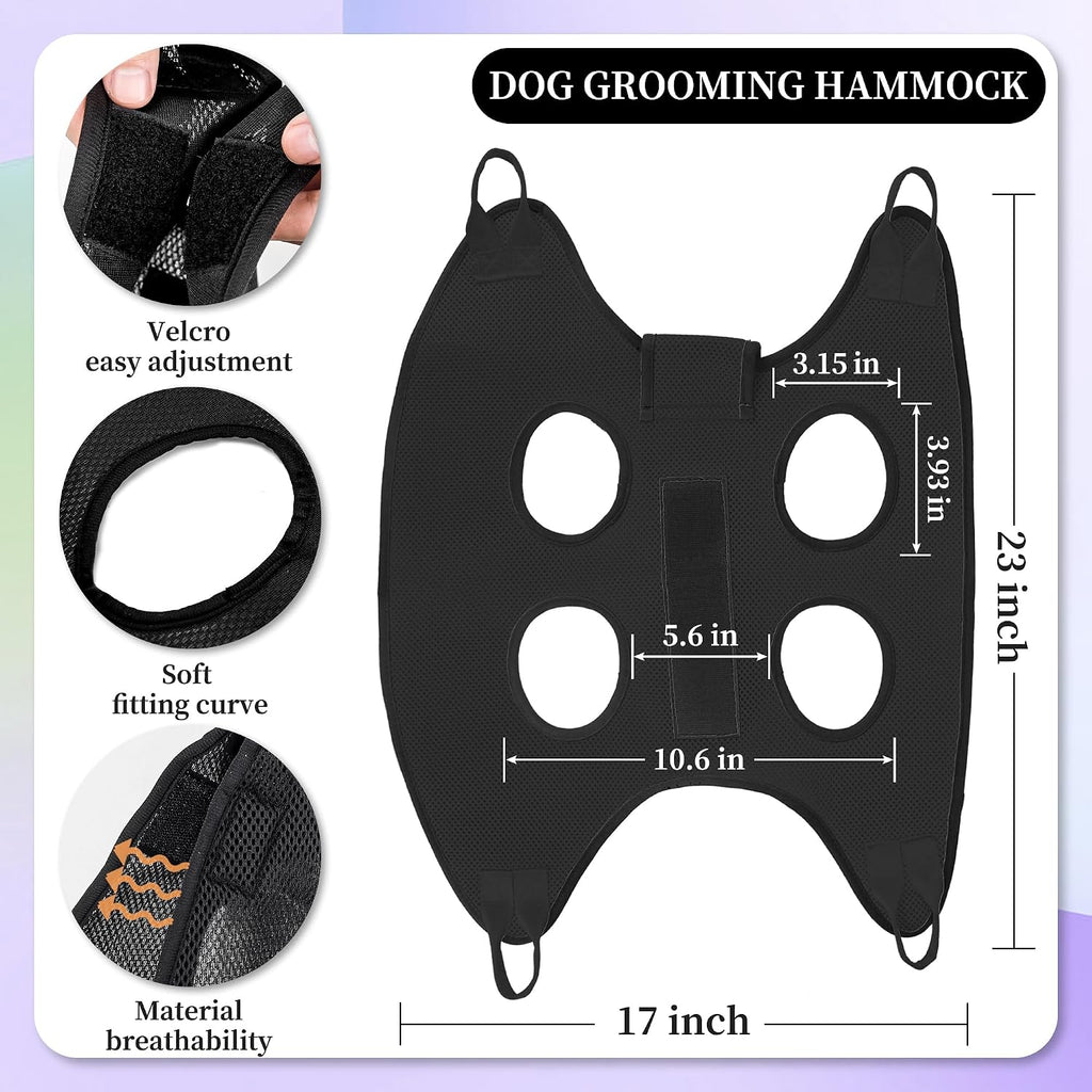 PatiencET Dog Grooming Hammock Kit