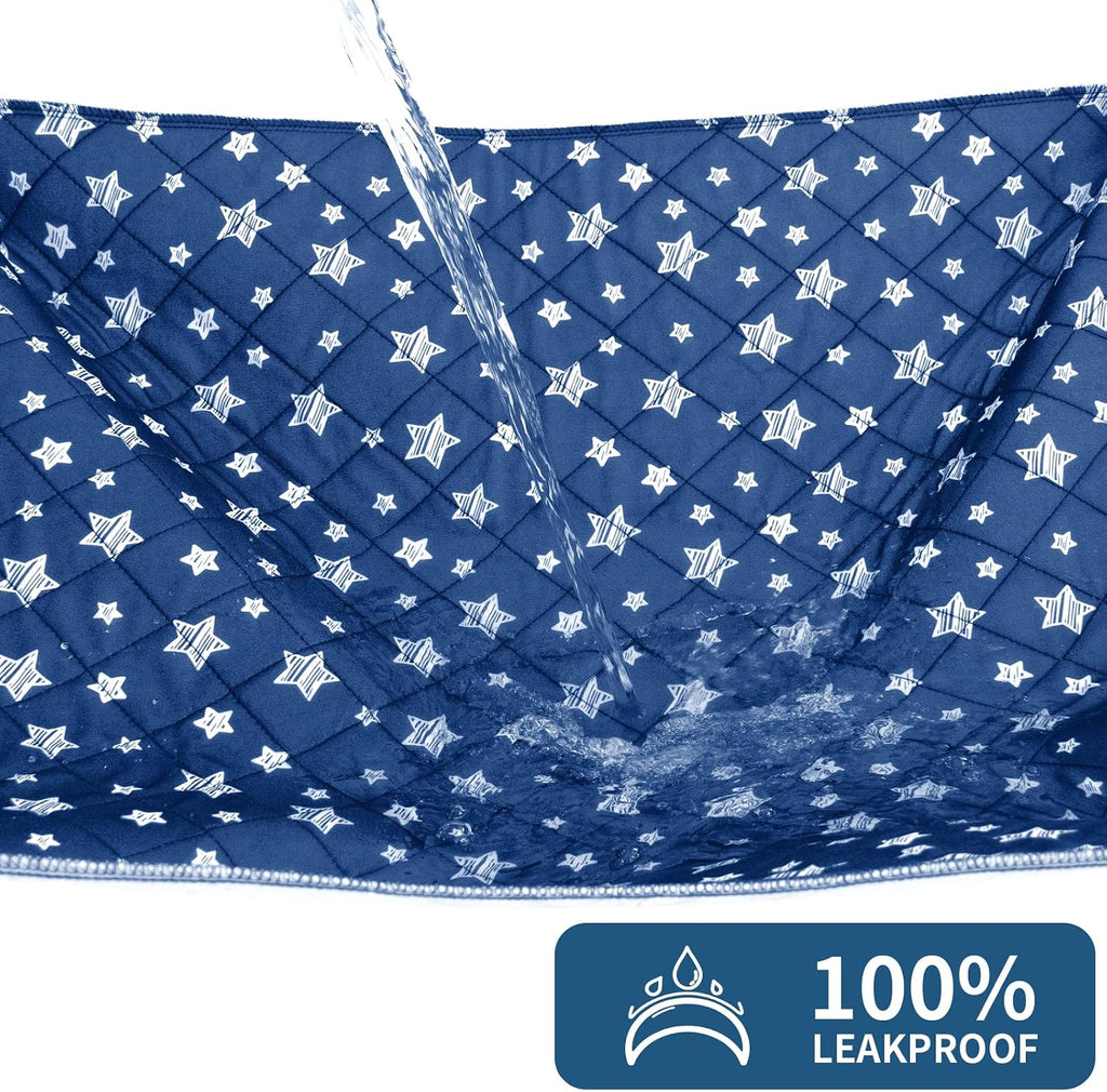 Waterproof Bed Pads Washable 34" x 36" (2 Pack) | Absorbent Chuck Pads for Incontinence, Waterproof Mattress Protector for Adults, Kids, Elderly and Pets