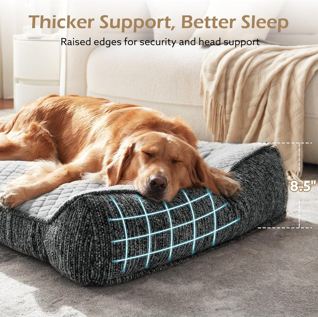 JOEJOY XL Orthopedic Dog Bed for Large Dogs - Extra Thick Foam Pet Bed Sofa