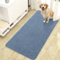 OLANLY Dog Door Mat for Muddy Paws 47x24, Super Absorbent Chenille Mud Mat