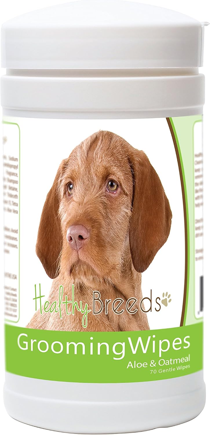 Healthy Breeds Wirehaired Vizsla Grooming Wipes 70 Count