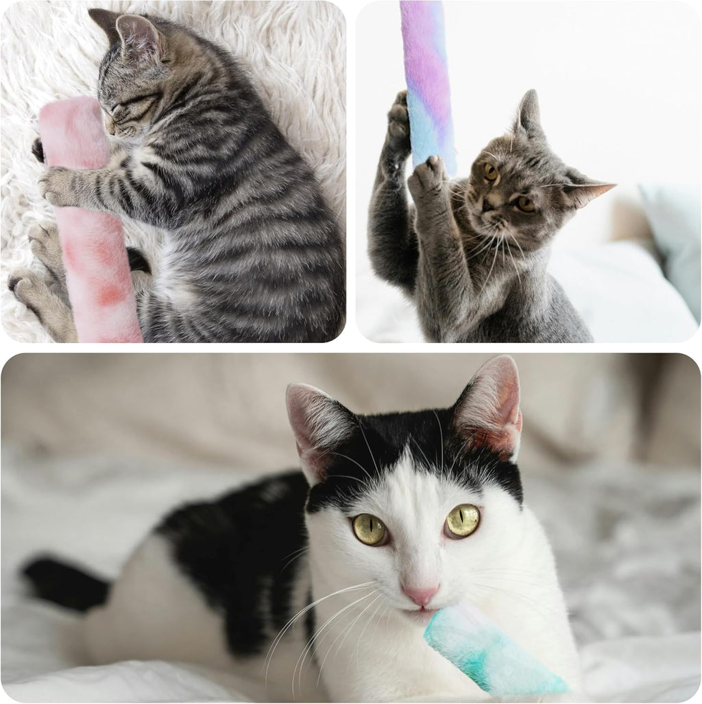3 Pack Catnip Toys,Soft and Durable Cat Pillows Toys, Funny cat Toy