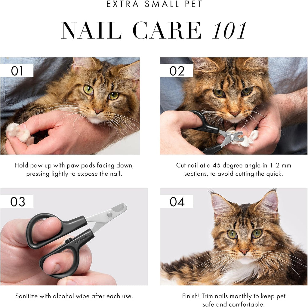 Tweezerman X-Small Nail Clippers for Pets- Manual Professional Nail Trimmer