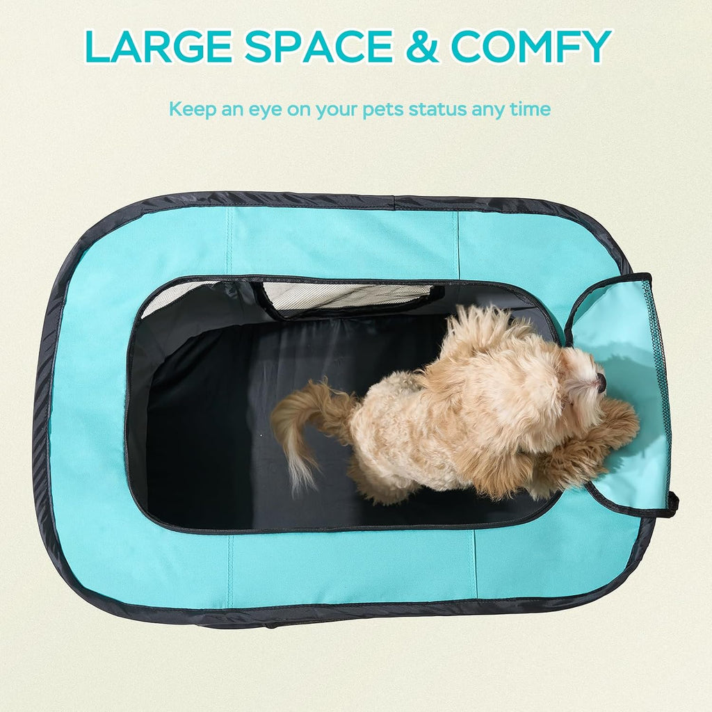 XRG Foldable Pet Playpen，Indoor Cat cage Puppy Crates M(31.5"x23.6"x21.7")