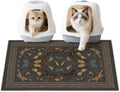 Unicorn Catcher 33"x22" Cat Litter Mat Non-Slip Washable Litter Box Mat | High-Density PVC Litter Catcher Mat Efficiently Traps Scattered Litter From Paws To Keep Floors Clean