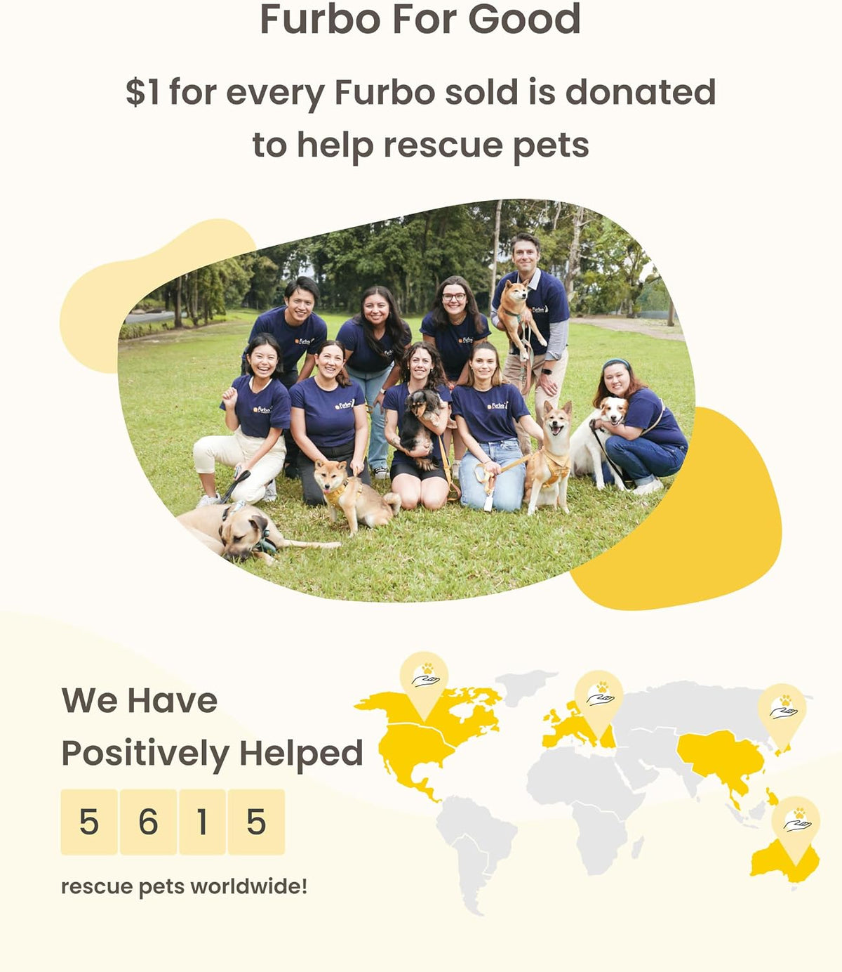 Furbo 360° Dog Camera [6-Month Subscription Included]