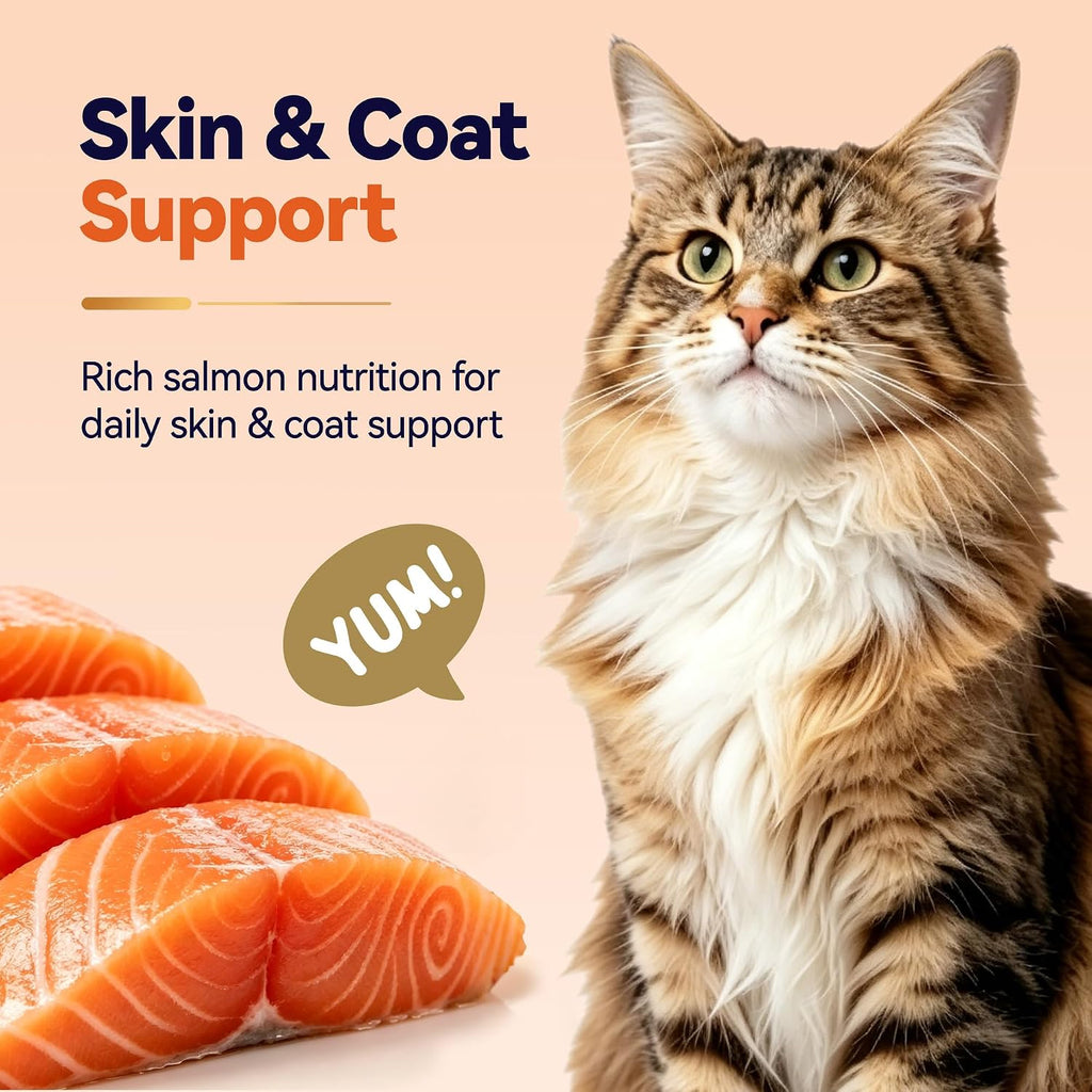 Freeze Dried Salmon Cat Dog Treats 2.3 oz