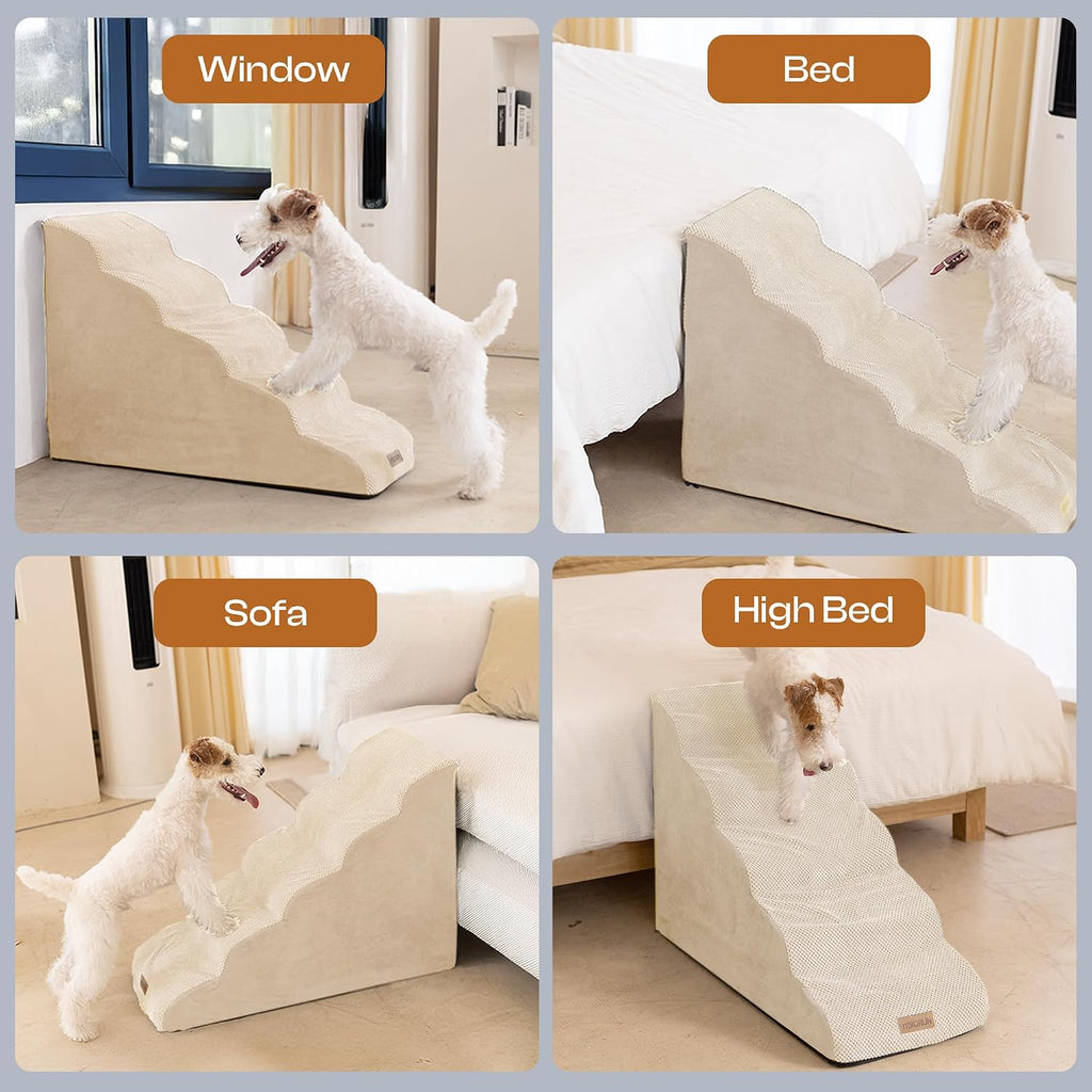 Miorun Dog Stairs Replacement Cover for 5-Step Foam Steps