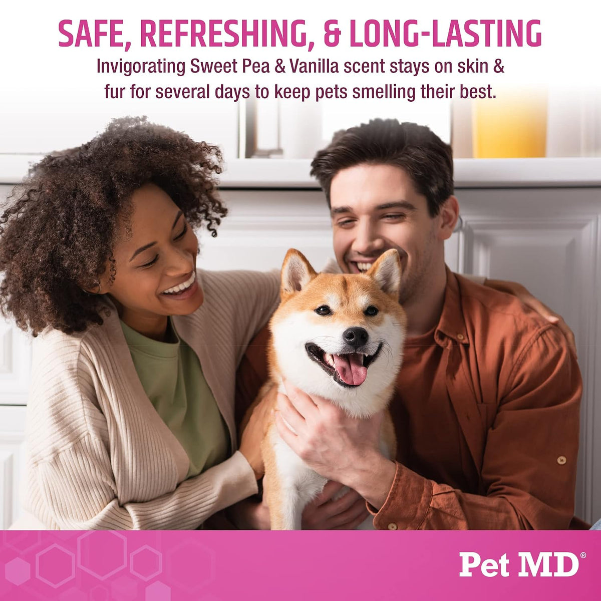 Pet MD Body Spray for Dogs & Cats - Sweet Pea & Vanilla - 8fl oz