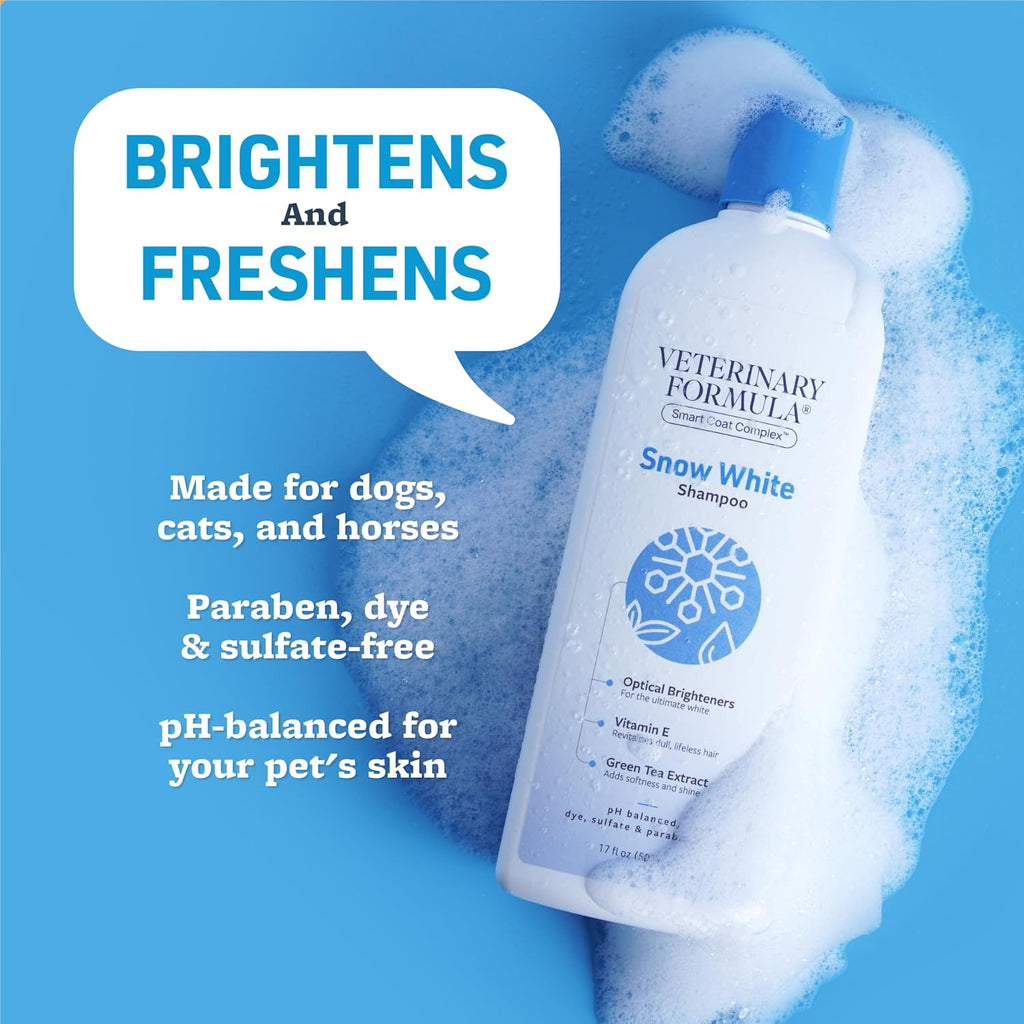 Veterinary Formula Smart Coat Whitening & Stain Remover Pet Shampoo, 17oz