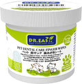 DR.EASY Upgraded Blue Dot Breath Freshener Dental Finger Wipes 80ct for Dog & Cat,Cleaning Pet Teeth Smoothly,Help Wipe Away Plaque&Tartar, No Added Harsh Chemicals No Brush Formula